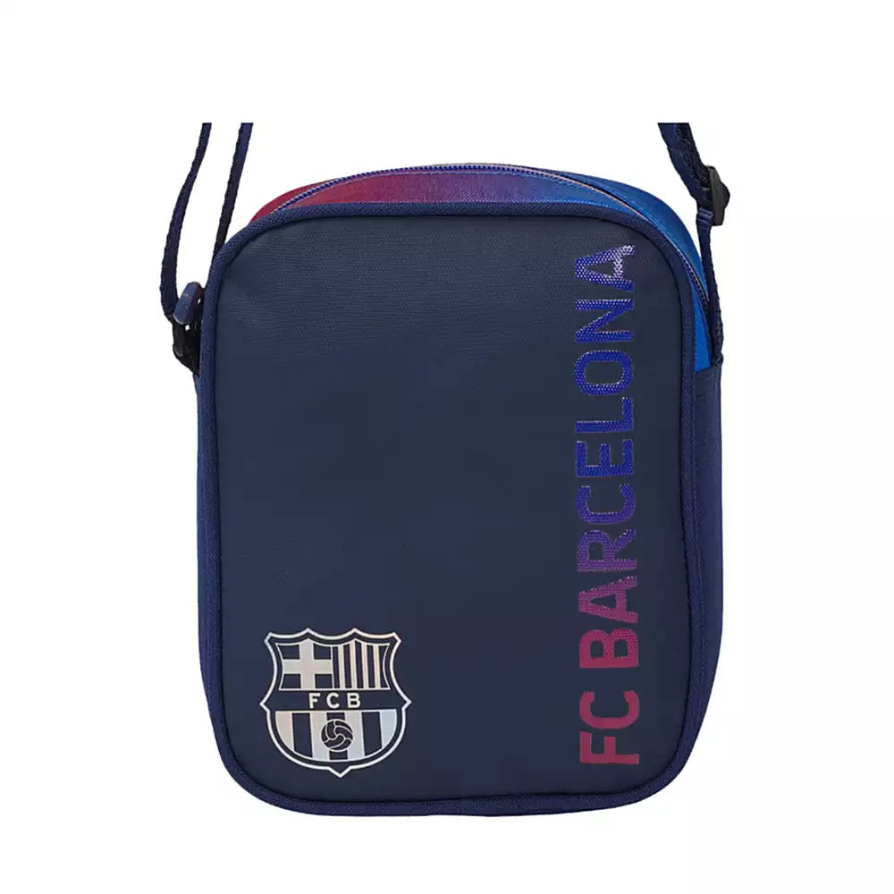 Bolso bandolera FC Barcelona azul marino · 21 cm