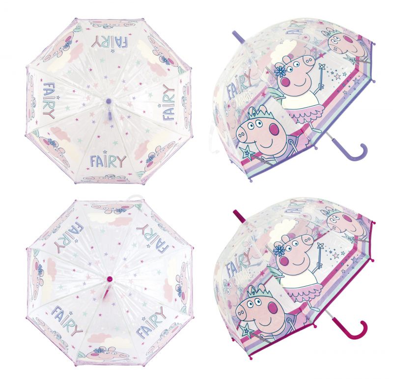 Paraguas burbuja Peppa Pig Fairy · 67 cm · 2 colores — vista 0