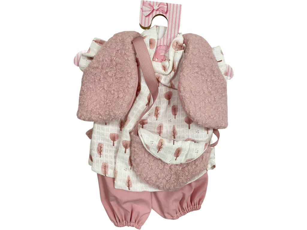 Ropa para muñeca de 40 cm: Conjunto estampado de árboles