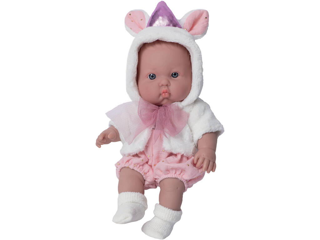 Muñeco bebé Gordito Fantasía Unicornio rosa de 30 cm · Rosa Toys