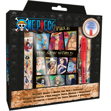 Diario con bolígrafo mágico One Piece