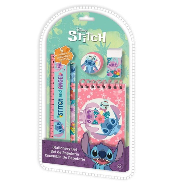 Set de papelería Stitch · 5 piezas