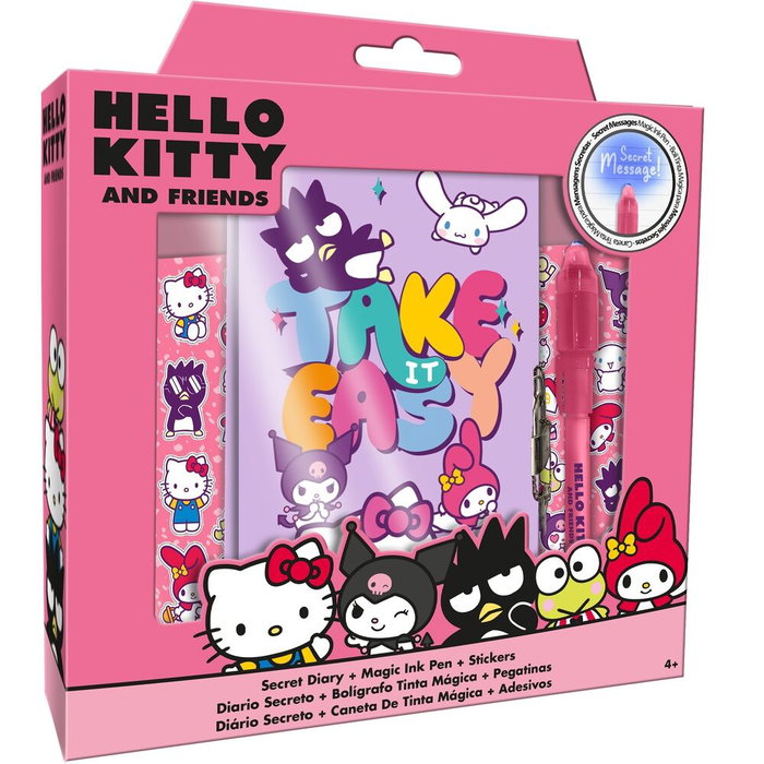 Diario con bolígrafo mágico Hello Kitty
