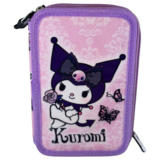 Estuche de 3 pisos Kuromi Purple — vista adicional