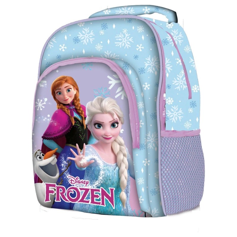 Mochila Frozen grande con triple cremallera