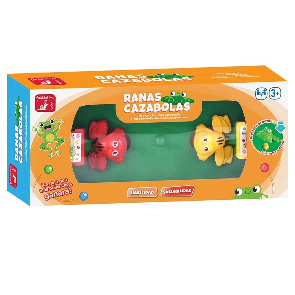 Juego Cazabolas para 2 jugadores – vista y contenido