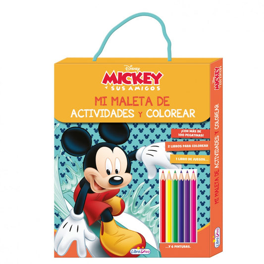 Maletín de actividades para colorear Mickey