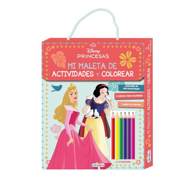 Maletín de actividades para colorear Princesas Disney