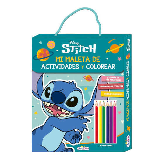 Maletín de actividades para colorear Stitch