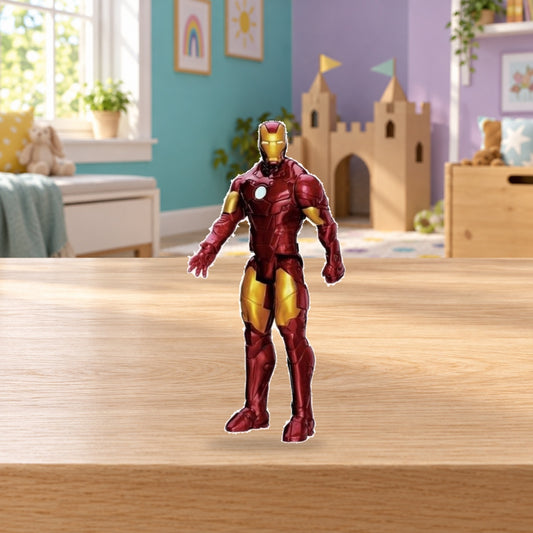 Composición de ambiente con fotografía original: Iron Man Avengers Titan Hero – 30 cm