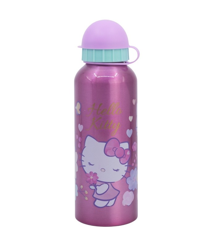 Botella Hello Kitty de aluminio · 530 ml