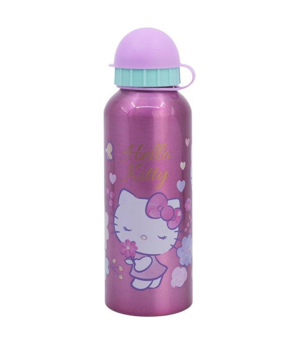 Botella Hello Kitty de aluminio · 530 ml