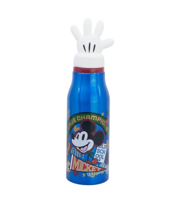Botella Mickey True Champions de aluminio con figura 3D · 690 ml