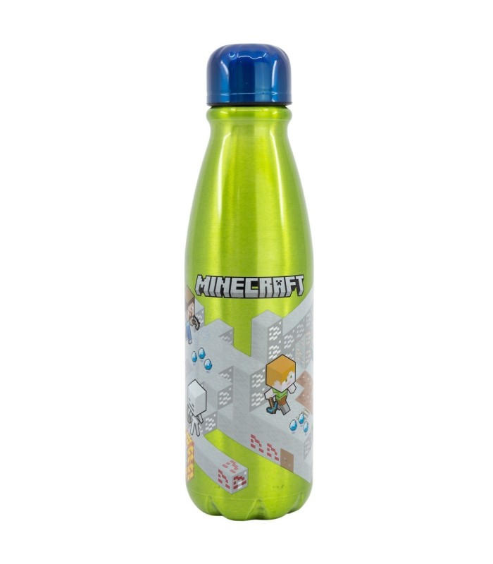 Botella Minecraft Isometric de aluminio · 600 ml