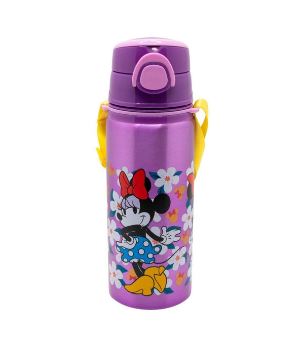 Botella Minnie Sunshine de aluminio con correa · 730 ml