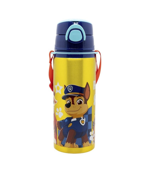 Botella Patrulla Canina de aluminio con correa · 730 ml