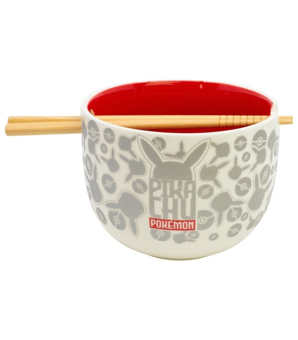 Cuenco ramen Pokémon Metal Meltdown con palillos