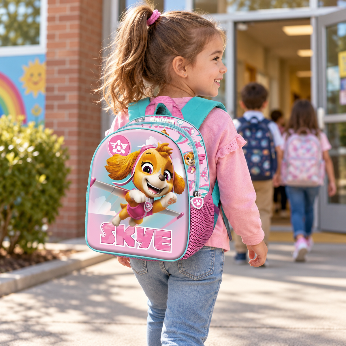 Escena ilustrativa: Mochila Patrulla Canina Skye 3D