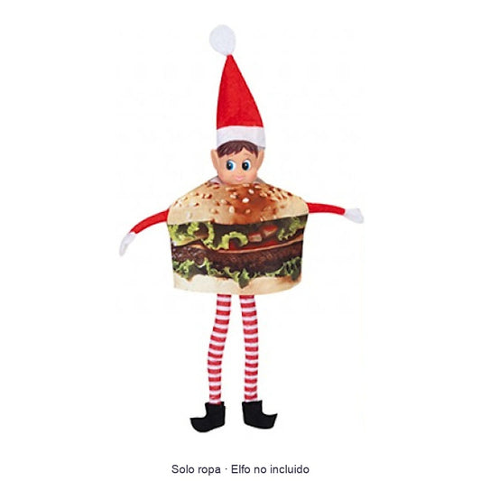 Hamburguesa — solo ropa, elfo no incluido