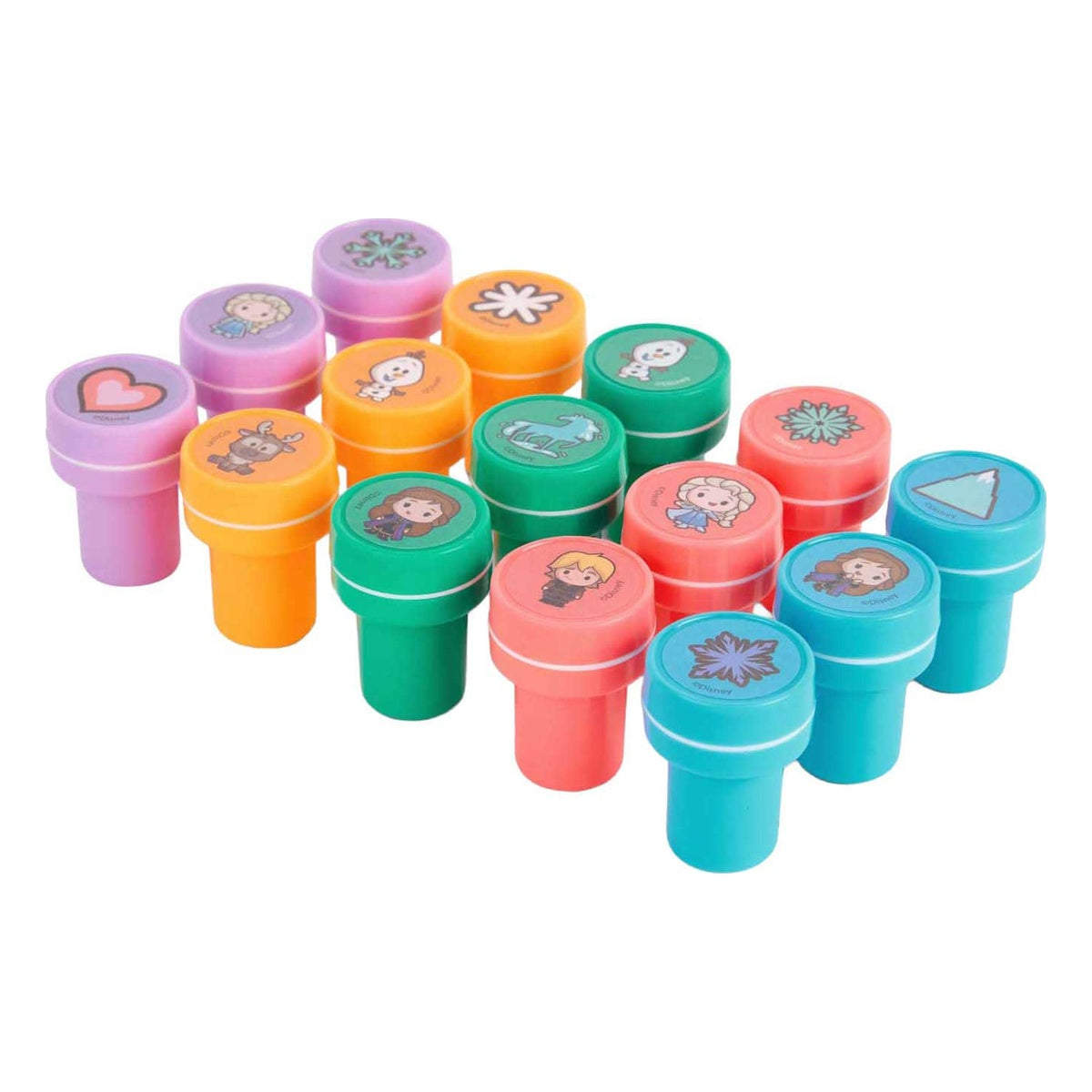 Los 15 sellos Frozen fuera del envase