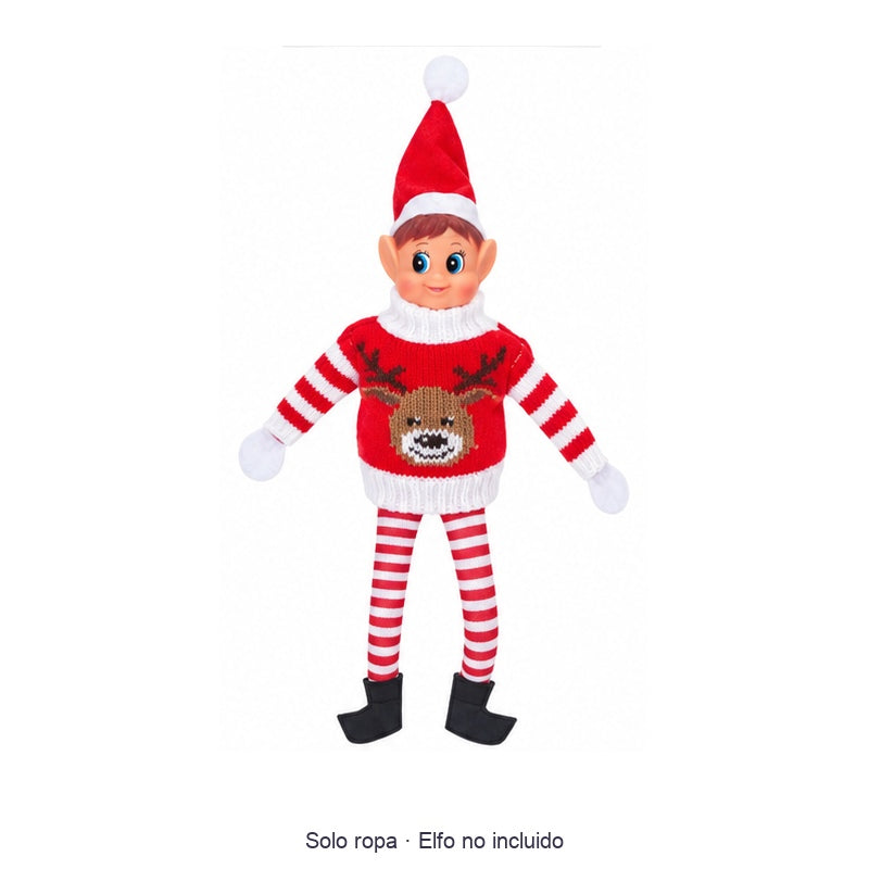 Jersey Reno (rojo) — imagen restaurada; elfo no incluido