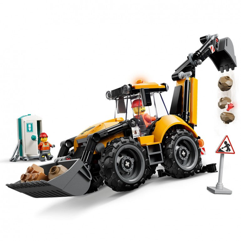 LEGO City – Cargadora retroexcavadora amarilla (60480) - vista 2