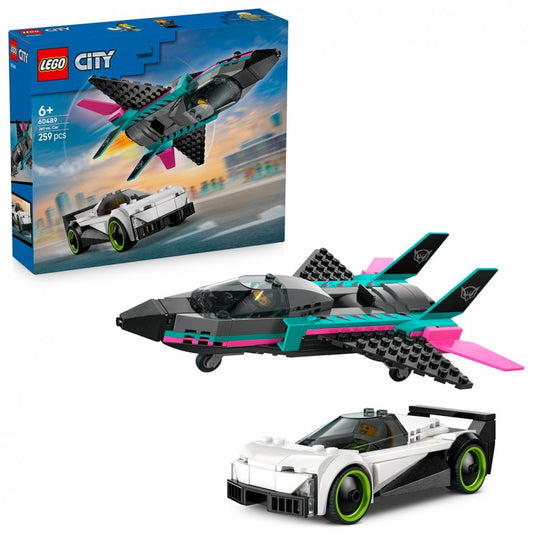 LEGO City – Jet vs. coche (60489) - presentación