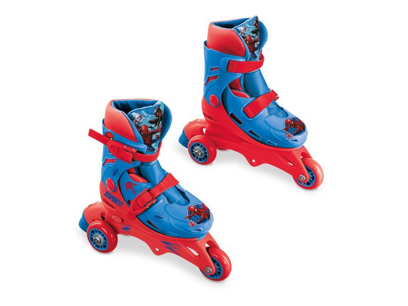 Patines Spider-Man rojos y azules