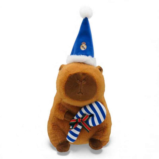Peluche Capibara de Navidad · Real Madrid