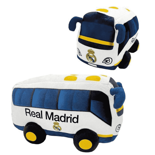 Peluche Autobús Real Madrid · 20 cm