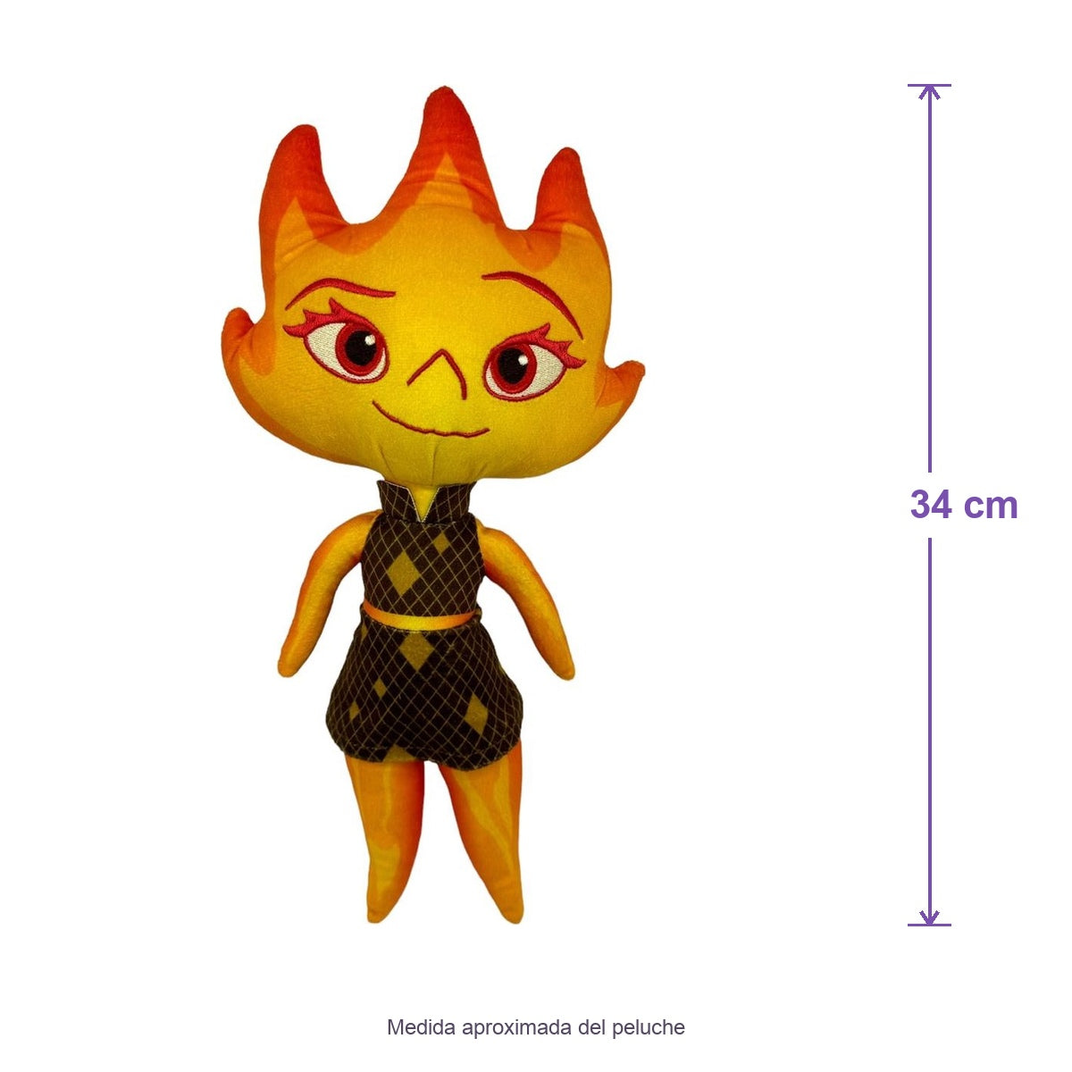 Peluche Candela · Elemental · 34 cm — medida aproximada