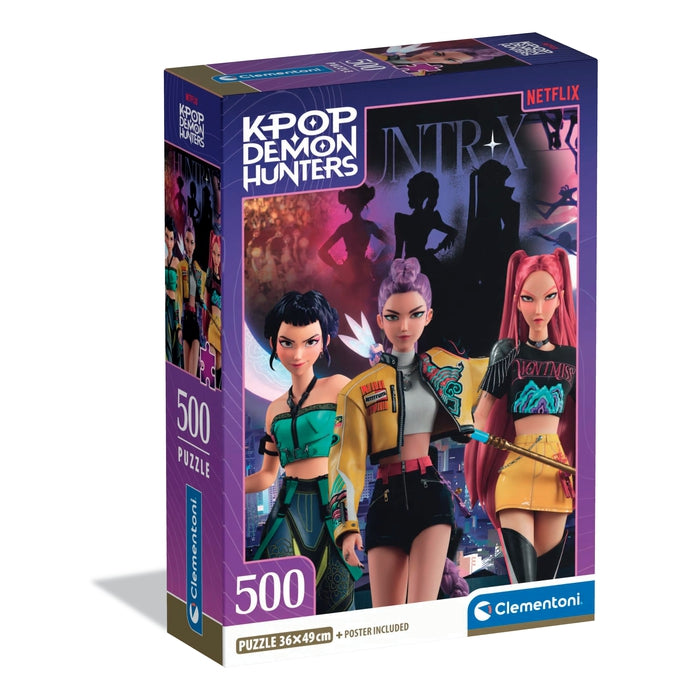 Puzzle K-Pop Demon Hunters de 500 piezas · Clementoni