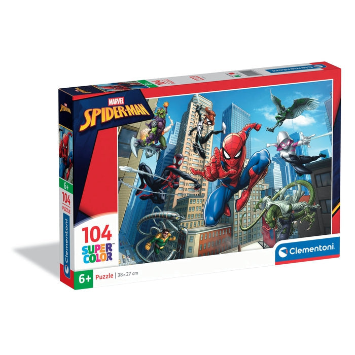 Puzzle Spider-Man de 104 piezas · Clementoni