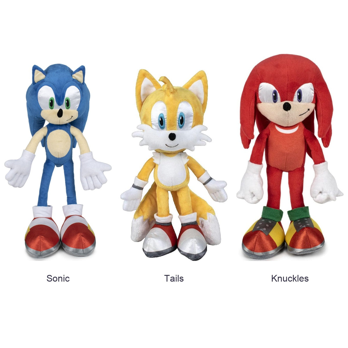 Sonic, Tails y Knuckles — todos los modelos