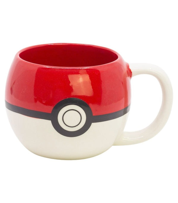 Taza Pokémon Pokéball 3D de cerámica · 490 ml